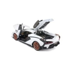 Bburago Modellauto Lamborghini Sian FKP 37 (weiß, Maßstab 1:18) 8 Bburago Modellauto Lamborghini Sian FKP 37 (weiß, Maßstab 1:18) -Otto 26451928 03