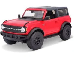 Maisto Modellauto Ford Bronco '21 Wildtrak (rot, Maßstab 1:18)