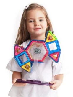 MAGNIKON Magnetische Bausteine MK-46 "Das Riesenrad", Magnet-Bauset Mit Drehachse, 46 Teile -Otto 26578551 04