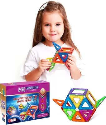 MAGNIKON Magnetische Bausteine, Magnetbau-Set Der Start, 14-Teilig, Standardgröße, Konstruktion Blöcke, Magnetbaukästen, Konstruktionsspielzeug, Magnetbausteine 3 MAGNIKON Magnetische Bausteine, Magnetbau-Set Der Start, 14-Teilig, Standardgröße, Konstruktion Blöcke, Magnetbaukästen, Konstruktionsspielzeug, Magnetbausteine
