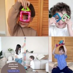 MAGNIKON Magnetische Bausteine, Magnetbau-Set Der Start, 14-Teilig, Standardgröße, Konstruktion Blöcke, Magnetbaukästen, Konstruktionsspielzeug, Magnetbausteine 9 MAGNIKON Magnetische Bausteine, Magnetbau-Set Der Start, 14-Teilig, Standardgröße, Konstruktion Blöcke, Magnetbaukästen, Konstruktionsspielzeug, Magnetbausteine -Otto 26578553 02