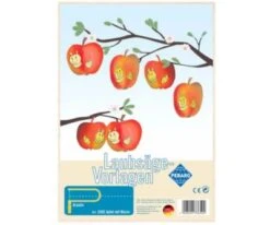 Pebaro Laubsägevorlage Äpfel Mit Wurm, 336S