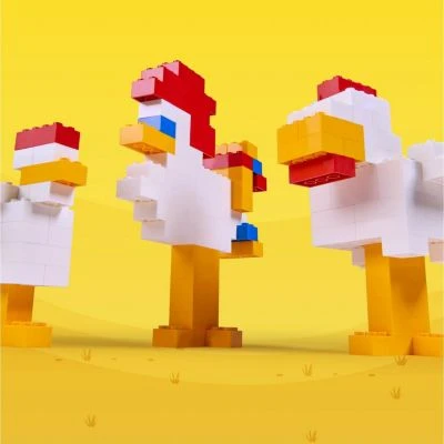 Simba Blox 100 Rote 8er Steine In Dose 5 Simba Blox 100 Rote 8er Steine In Dose – Bild 3