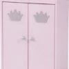 Roba Puppenkleiderschrank Prinzessin Sophie Inkl. Kleiderstange Und Boden, 2-türig, Rosa Lackiert -Otto 27199112 01