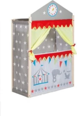 Roba Kasperletheater, Großes Puppentheater Aus Holz, Kaspertheater Freistehend Mit Stoffbespannung -Otto 27199114 03