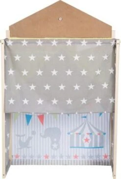 Roba Kasperletheater, Großes Puppentheater Aus Holz, Kaspertheater Freistehend Mit Stoffbespannung -Otto 27199114 06