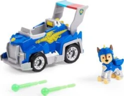 PAW Patrol, Rescue Knights Basis Fahrzeug Spielzeugauto Von Chase Mit Welpenfigur, Spielzeug Geeignet Für Kinder Ab 3 Jahren -Otto 27330018 02