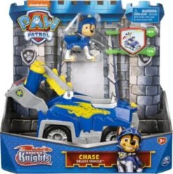 PAW Patrol, Rescue Knights Basis Fahrzeug Spielzeugauto Von Chase Mit Welpenfigur, Spielzeug Geeignet Für Kinder Ab 3 Jahren -Otto 27330018 03