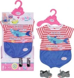 BABY Born Bath Pajamas & Clogs 43 Cm