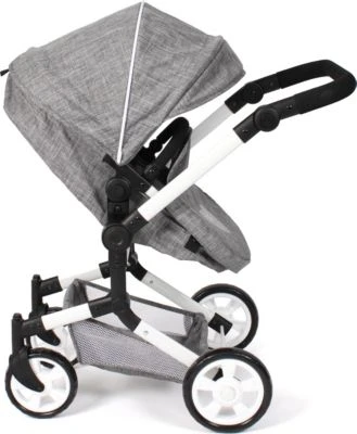 CHIC 2000 Kombi-Puppenwagen "LINUS", Jeans Grey 6 CHIC 2000 Kombi-Puppenwagen "LINUS", Jeans Grey – Bild 4