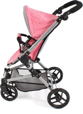 CHIC 2000 Kombi-Puppenwagen FIDES 3 In 1, Melange Pink 8 CHIC 2000 Kombi-Puppenwagen FIDES 3 In 1, Melange Pink – Bild 6