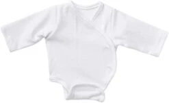 Emil Schwenk Puppen-Body Langarm Weiß, 32 Cm (für Puppen 30-33 Cm)