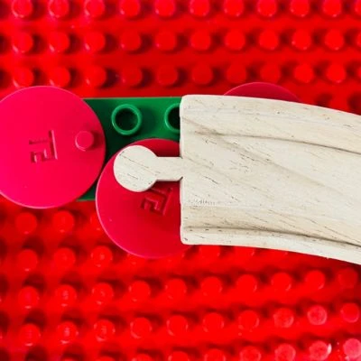 TOY2 Baumeister Paket - 22 Track Connectors, Schienenzubehör Holzeisenbahn Builder Set 7 TOY2 Baumeister Paket - 22 Track Connectors, Schienenzubehör Holzeisenbahn Builder Set – Bild 5