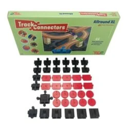 TOY2 Rundum XL - 41 Track Connectors/Schienenzubehör Holzeisenbahn Allround XL
