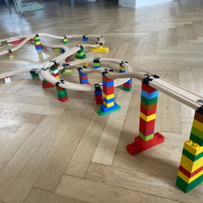 TOY2 Rundum XL - 41 Track Connectors/Schienenzubehör Holzeisenbahn Allround XL 4 TOY2 Rundum XL - 41 Track Connectors/Schienenzubehör Holzeisenbahn Allround XL – Bild 2