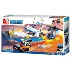 Sluban Klemmbausteine Polizei Wasser Set (339 Teile)