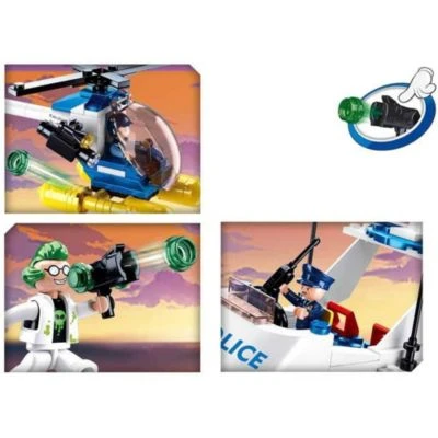 Sluban Klemmbausteine Polizei Wasser Set (339 Teile) 7 Sluban Klemmbausteine Polizei Wasser Set (339 Teile) – Bild 5
