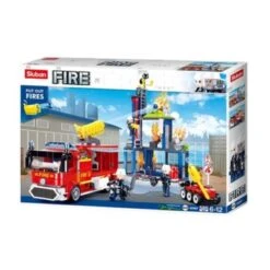Sluban Klemmbausteine Feuerwehr Übungsgelände (585 Teile)