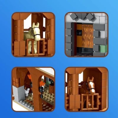 Klemmbausteinset Urge Stallungen 50105 7 Klemmbausteinset Urge Stallungen 50105 – Bild 5