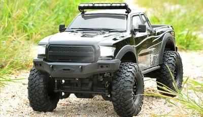 Amewi Dirt Climbing PickUp Crawler 4WD 1:10 RTR Schwarz 4 Amewi Dirt Climbing PickUp Crawler 4WD 1:10 RTR Schwarz – Bild 2