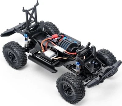 Amewi Dirt Climbing PickUp Crawler 4WD 1:10 RTR Schwarz 7 Amewi Dirt Climbing PickUp Crawler 4WD 1:10 RTR Schwarz – Bild 5