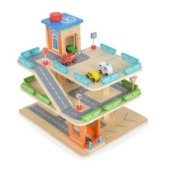 MONI Kinderspielzeug Holz-Parkhaus Drei Etagen 25-tlg. 4 Autos 3 Etagen Parkgaragen 12 MONI Kinderspielzeug Holz-Parkhaus Drei Etagen 25-tlg. 4 Autos 3 Etagen Parkgaragen -Otto 28391857 05