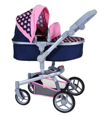 KNORR Toys Puppenwagen Boonk - "Pink Hearts" 5 KNORR Toys Puppenwagen Boonk - "Pink Hearts" – Bild 3