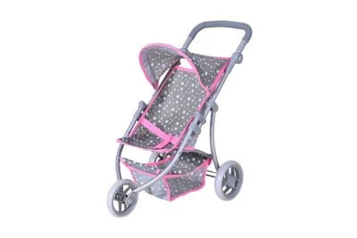 KNORR Toys Puppenbuggy Jogger Lio - "Star Grey" 3 KNORR Toys Puppenbuggy Jogger Lio - "Star Grey"