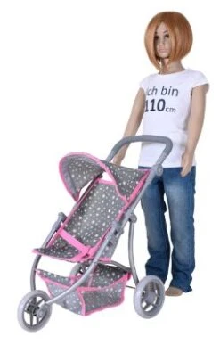 KNORR Toys Puppenbuggy Jogger Lio - "Star Grey" 10 KNORR Toys Puppenbuggy Jogger Lio - "Star Grey" -Otto 28421417 03