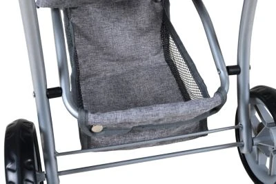 KNORR Toys Puppenbuggy Jogger Lio - "Star Grey" 7 KNORR Toys Puppenbuggy Jogger Lio - "Star Grey" – Bild 5