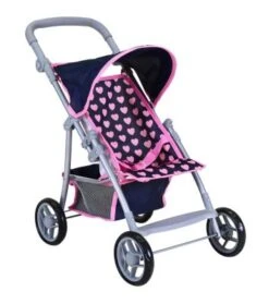 KNORR Toys Puppenbuggy Liba - "Pink Hearts" -Otto 28421421 02