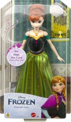 MATTEL Disney Die Eiskönigin Spielzeug, Singende Anna-Puppe 8 MATTEL Disney Die Eiskönigin Spielzeug, Singende Anna-Puppe – Bild 6
