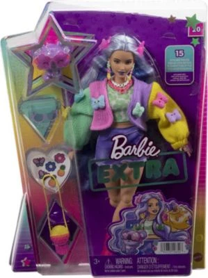 Barbie Extra Doll 20 - Lavender Hair/Butterfly Clips 8 Barbie Extra Doll 20 - Lavender Hair/Butterfly Clips – Bild 6