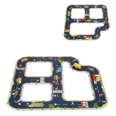 Tooky Toy Spielzeug Autobahn TH103, 21-teilig Autospielesets 3 Tooky Toy Spielzeug Autobahn TH103, 21-teilig Autospielesets