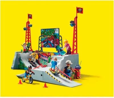 PLAYMOBIL® Spielzeug/Baukästen & Konstruktionsspielzeug/Steckbausteine PLAYMOBIL City Action 70168 Skaterpark Für Kinder Ab 4 Jahren Blau 4 PLAYMOBIL® Spielzeug/Baukästen & Konstruktionsspielzeug/Steckbausteine PLAYMOBIL City Action 70168 Skaterpark Für Kinder Ab 4 Jahren Blau – Bild 2
