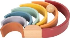 Small Foot Holzbausteine Regenbogen „Safari“ 12 Small Foot Holzbausteine Regenbogen „Safari“ -Otto 28964152 05