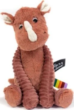 DEGLINGOS Kuscheltier Grosbisou Das Nashorn Terracotta