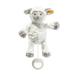 Steiff Soft Cuddly Friends Lita Lamm Spieluhr 26 Cm, Weiß Kuscheltiere