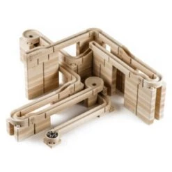 Baumkinder Kugelbahn Holz "K4-Expert" Mit Stecksystem (310 Teile) - Eine Murmelbahn Die Standhält!