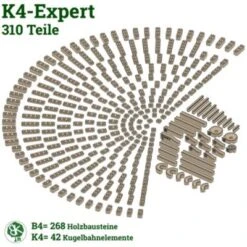 Baumkinder Kugelbahn Holz "K4-Expert" Mit Stecksystem (310 Teile) - Eine Murmelbahn Die Standhält! 11 Baumkinder Kugelbahn Holz "K4-Expert" Mit Stecksystem (310 Teile) - Eine Murmelbahn Die Standhält! -Otto 29465021 04