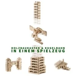 Baumkinder Kugelbahn Holz "K4-Expert" Mit Stecksystem (310 Teile) - Eine Murmelbahn Die Standhält! 12 Baumkinder Kugelbahn Holz "K4-Expert" Mit Stecksystem (310 Teile) - Eine Murmelbahn Die Standhält! -Otto 29465021 05