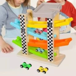 Vetaka Rennbahn Mit 4 Stück Autospielzeug Für Kinder 10 Vetaka Rennbahn Mit 4 Stück Autospielzeug Für Kinder -Otto 29487298 03