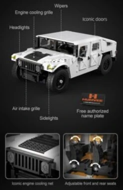 CADA Humvee (1386 Teile) 13 CADA Humvee (1386 Teile) -Otto 29657284 06