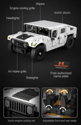 CADA Humvee (1386 Teile) 8 CADA Humvee (1386 Teile) – Bild 6