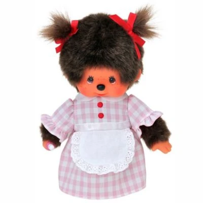 Kellnerin | 20 Cm | Puppe | Mädchen | Bedienung Im Karierten Kleid 3 Kellnerin | 20 Cm | Puppe | Mädchen | Bedienung Im Karierten Kleid