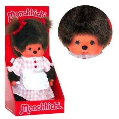 Kellnerin | 20 Cm | Puppe | Mädchen | Bedienung Im Karierten Kleid 4 Kellnerin | 20 Cm | Puppe | Mädchen | Bedienung Im Karierten Kleid – Bild 2