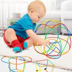 Debuy Spleißspielzeug Für Kinder DIY Strohbausteine -Otto 29747568 06