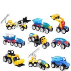 Syntek Technisches Fahrzeugmodell Für Kinder Pädagogisches Magnetisches Spleißspielzeug -Otto 29801720 04