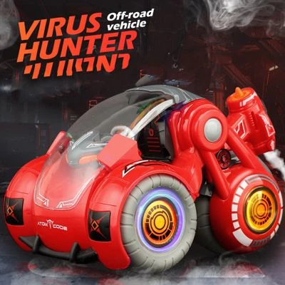 Syntek Elektrisches Ferngesteuertes Spielzeugauto Spray-Stunt-Transformationsauto 4 Syntek Elektrisches Ferngesteuertes Spielzeugauto Spray-Stunt-Transformationsauto – Bild 2