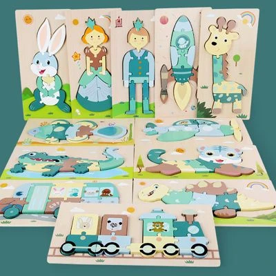 Syntek Dreidimensionales Puzzle Für Kinder Pädagogisches Bausteinspielzeug Für Kinder 4 Syntek Dreidimensionales Puzzle Für Kinder Pädagogisches Bausteinspielzeug Für Kinder – Bild 2